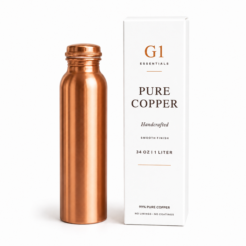 Smooth Finish Copper Bottle