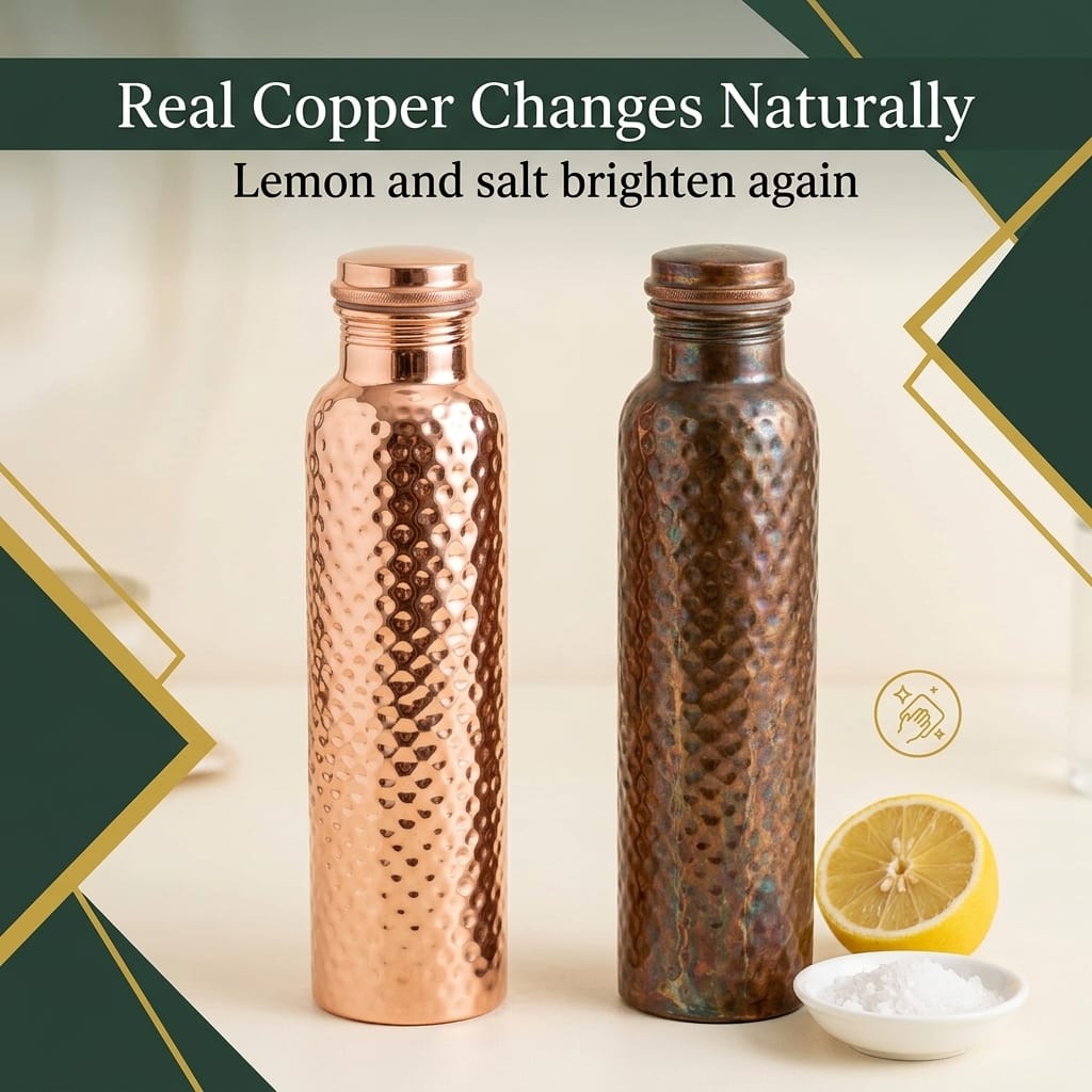 The Signature Hammered Copper Bottle