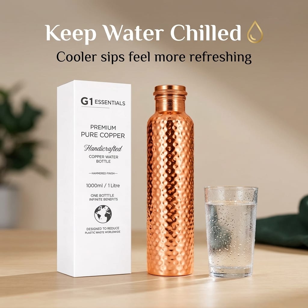 The Signature Hammered Copper Bottle